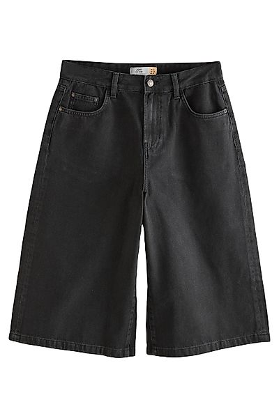 Next Jeansshorts Lange Denim-Shorts/Jorts in Sanduhren-Form günstig online kaufen