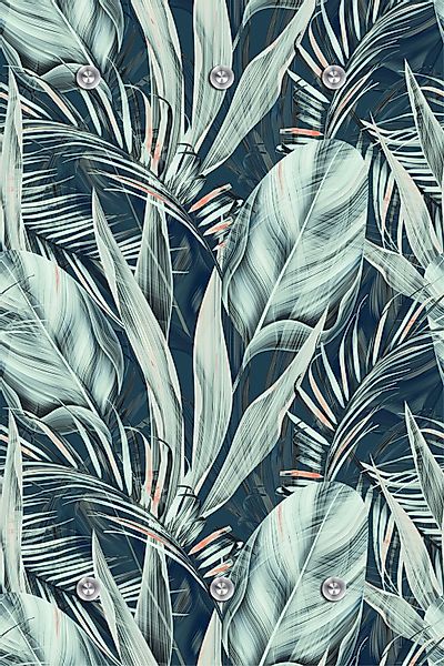 queence Garderobenleiste "Dandelion", Wand Garderobe, Pflanze, Pusteblume, günstig online kaufen