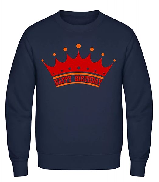 Happy Birthday Krone · Männer Pullover günstig online kaufen