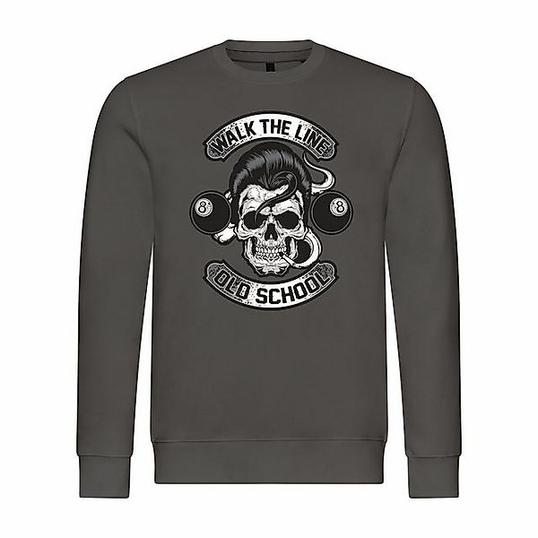 deinshirt Rundhalspullover Herren Pullover Walk the line Mit Print Motiv, G günstig online kaufen