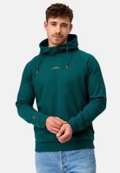 Indicode Kapuzenpullover INVir mit kurzem Schalkragen günstig online kaufen