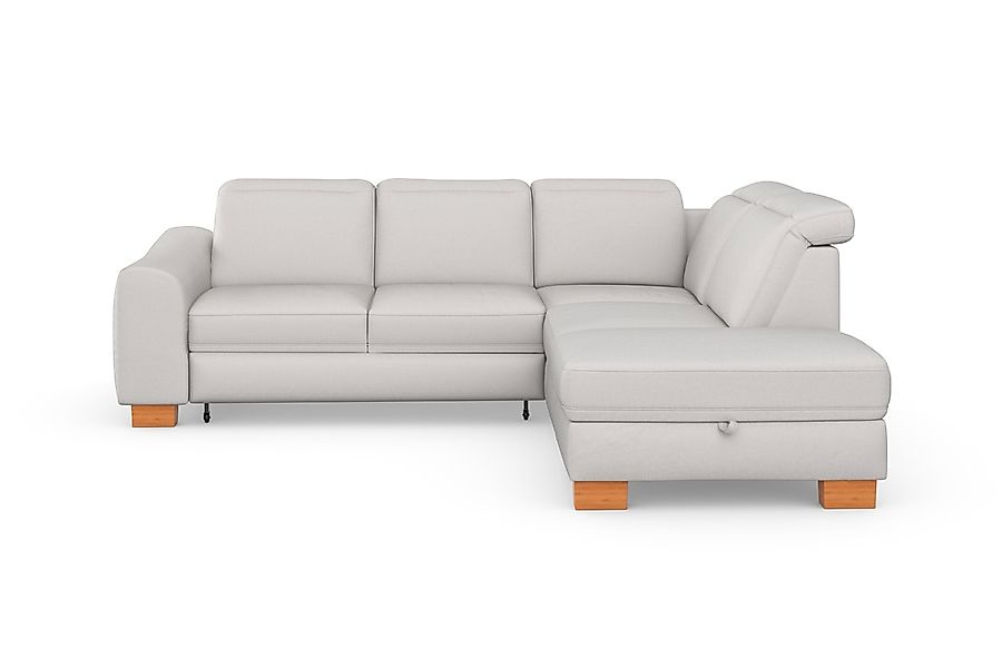 sit&more Ecksofa »Dundee L-Form«, mit Federkern und Massivholzfüßen, wahlwe günstig online kaufen
