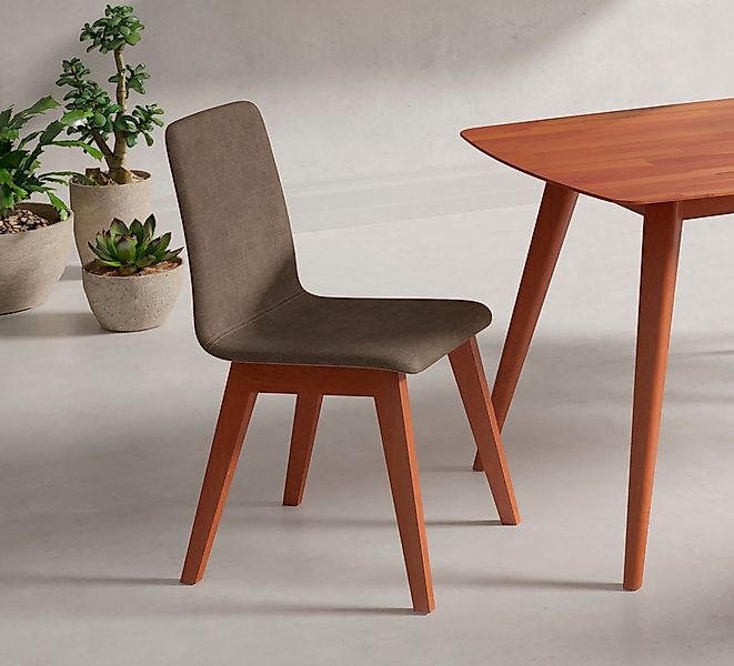 Home affaire Stuhl "Sandy" () 2 Stk.mit verschiedenen Stuhlbeinfarben und F günstig online kaufen