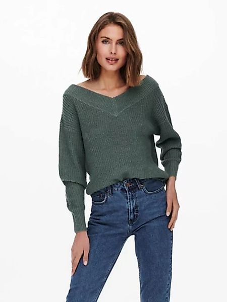 ONLY V-Ausschnitt-Pullover ONLMELTON LIFE L/S PULLOVER EX KNT günstig online kaufen