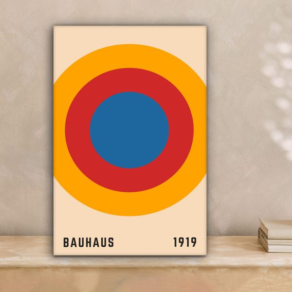OneMillionCanvasses® Leinwandbild Bauhaus - Abstrakt - günstig online kaufen