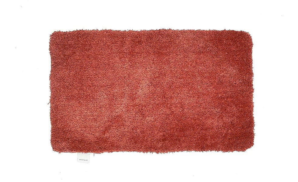 Tom Tailor Badteppich   ¦ rot ¦ Synthetik ¦ Maße (cm): B: 70 H: 2,7 Badtext günstig online kaufen