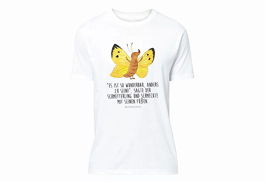 Mr. & Mrs. Panda T-Shirt Schmetterling Zitronenfalter - Weiß - Geschenk, sü günstig online kaufen