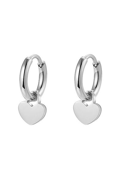 Hey Happiness Paar Creolen Herzen Liebe für Damen, Romantische Edelstahl Oh günstig online kaufen