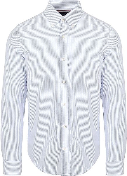 Steppin' Out Hemd Oxford Streifen Hellblau - Größe XL günstig online kaufen