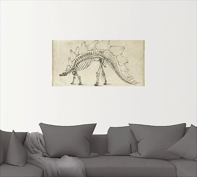 Artland Wandbild "Dinosaurier Lehre III", Dinosaurier, (1 St.) günstig online kaufen