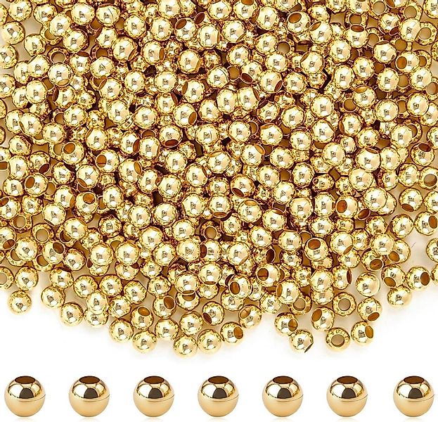 LuxusKollektion Schmuckset Perlen Gold 3mm, 600 günstig online kaufen