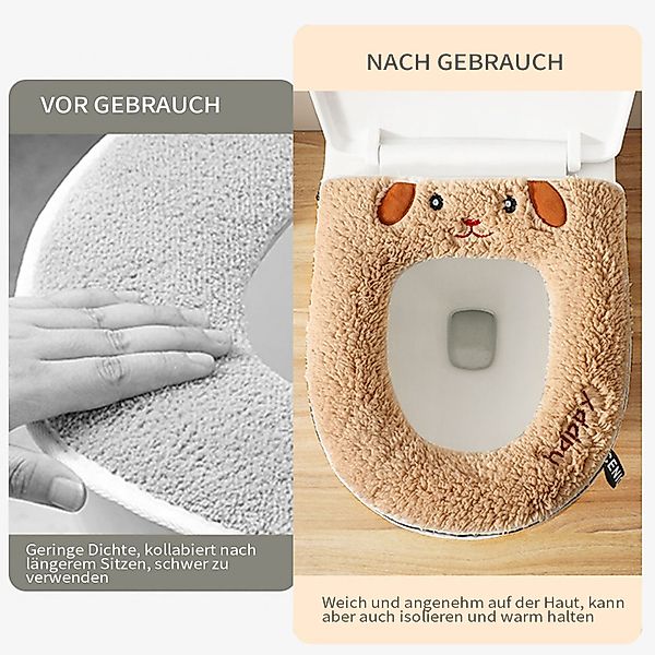 Refttenw WC-Deckelbezug Toilettensitzbezug Elektrisch Beheizbare mit günstig online kaufen