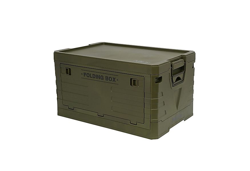 NILS CAMP Aufbewahrungsbox 2in1 Klappbare Kiste Camping Box grün Outdoor 50 günstig online kaufen