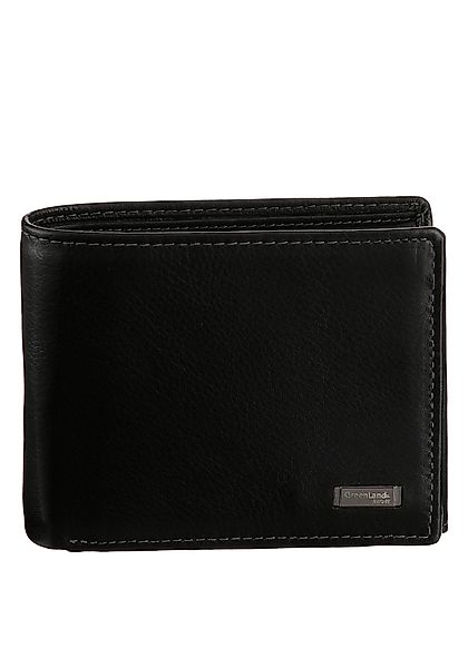 GreenLand Nature Geldbörse Black Nappa, aus günstig online kaufen