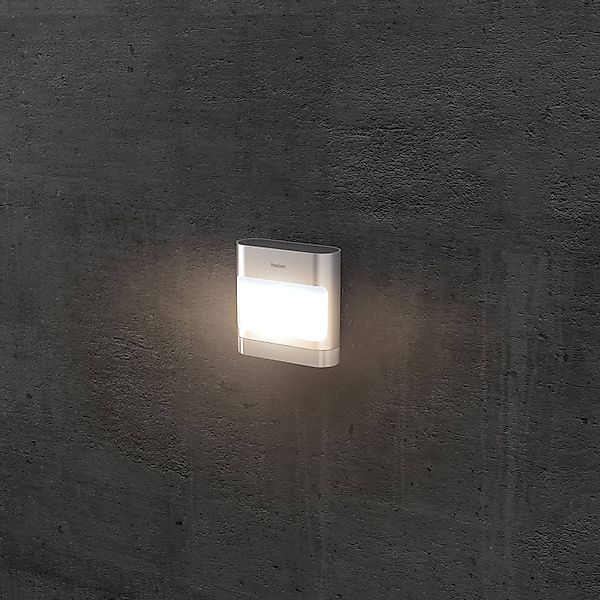 Theben LED-Leuchte /Beweg.melder 8,5 Watt, alu theLeda D S AL günstig online kaufen