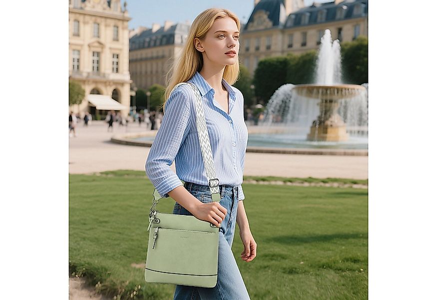 TAN.TOMI Umhängetasche Damen Mittel Crossbody Bag Leicht Schultertasche Tas günstig online kaufen