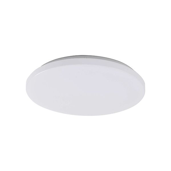 Lindby LED Deckenleuchten Doki 10019793 Spritzwassergeschützt in Weiß 1-fla günstig online kaufen