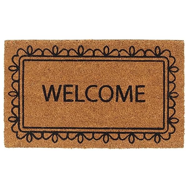 vidaXL Fußmatte Natur 45x75 cm Kokosfaser Getuftet 155619 günstig online kaufen