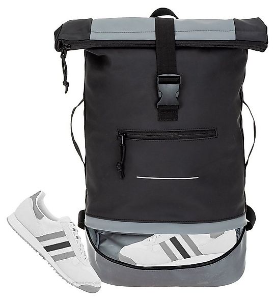 ELEPHANT Freizeitrucksack Time Bag aus Plane mit Bodenfach, Rucksack Laptop günstig online kaufen