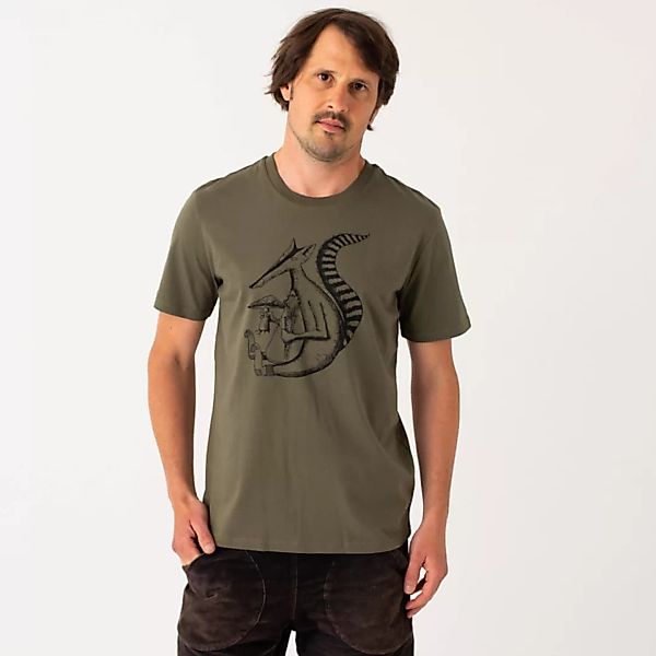Duchs T-shirt Für Herren In Khaki günstig online kaufen