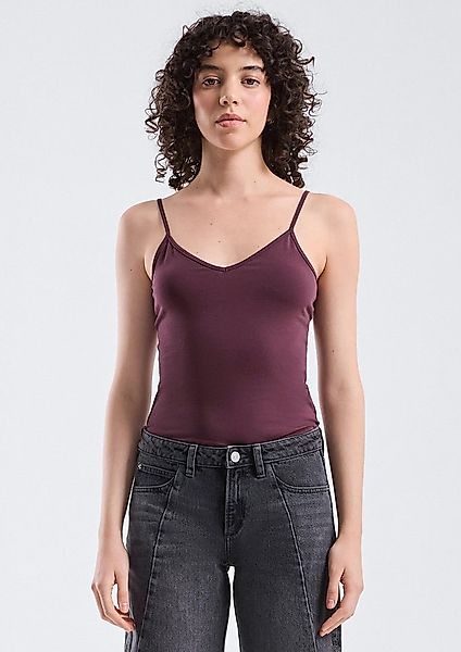 QS Muskelshirt T-Shirt Elastisches Spaghettiträgertop günstig online kaufen