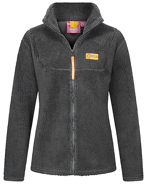 Geographical Norway Fleecejacke Damen Teddy Fleece Jacke Herbst Winter Jack günstig online kaufen