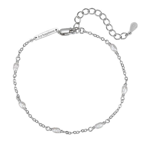 Hey Happiness Perlenarmband Süßwasserperlen Roségold 18K günstig online kaufen