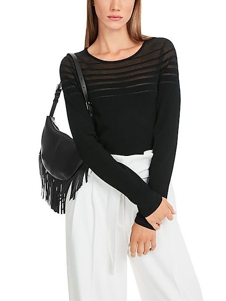 Marc Cain Rundhalspullover "Butterfly's Diary" Premium günstig online kaufen