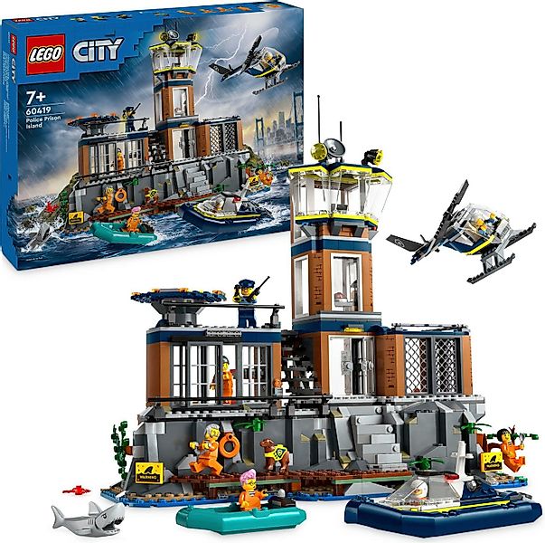 LEGO® Polizeistation auf der Gefängnisinsel (60419), LEGO City Konstruktion günstig online kaufen
