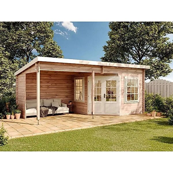 Alpholz Gartenhaus Holz Carl-28, BxT: 622x332 günstig online kaufen
