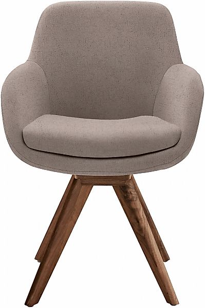 Musterring Esszimmerstuhl "Tavia", (Set), Flachgewebe, Stativgestell Wildnu günstig online kaufen