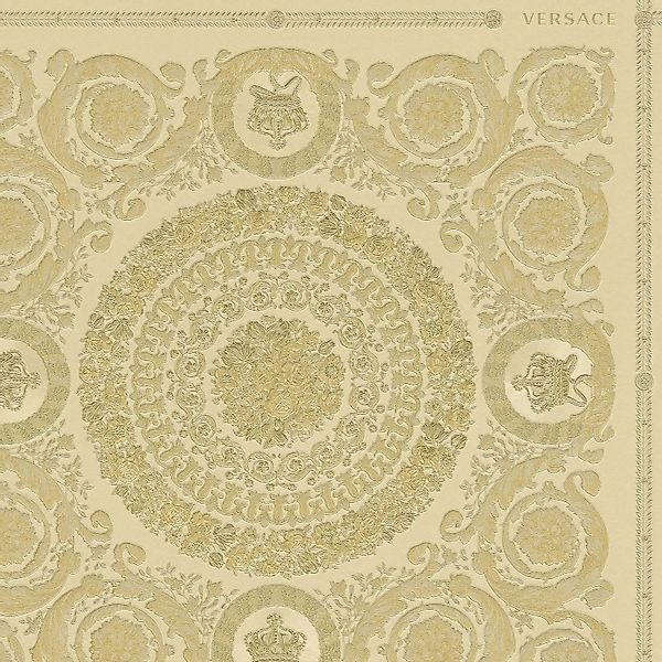Bricoflor Goldtapete mit Ornament im Royalen Stil Edle antik Tapete für Sch günstig online kaufen