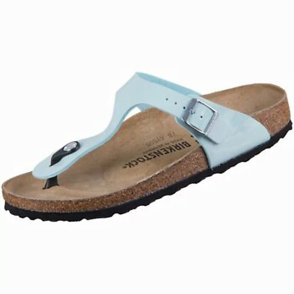 Birkenstock  Clogs Pantoletten Gizeh 1026964 surf green Birkoflor Patent 10 günstig online kaufen