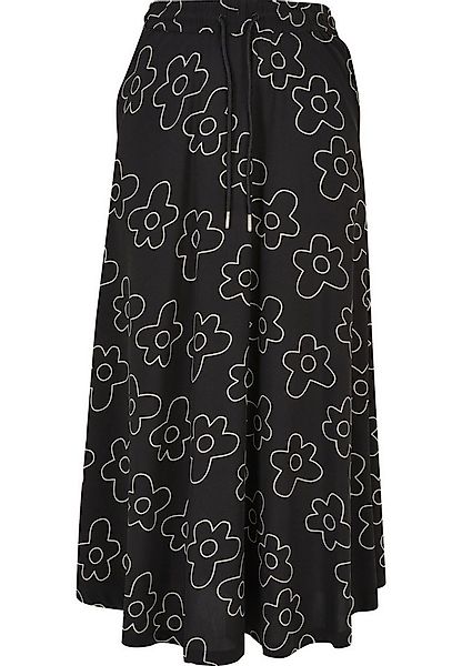 URBAN CLASSICS Jerseyrock Urban Classics Damen Ladies Viscose Midi Skirt (1 günstig online kaufen
