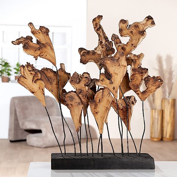 GILDE Dekoobjekt Skulptur Borneo, naturfarben (1 günstig online kaufen