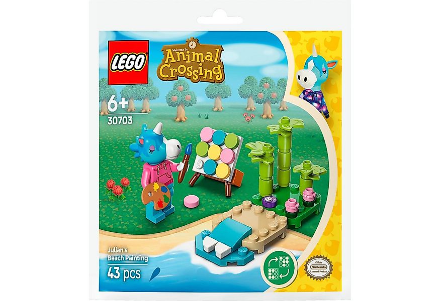 LEGO® LEGO Animal Crossing Jimmys Strandgemälde, Spielbausteine günstig online kaufen