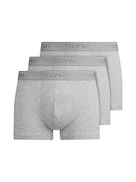 OLYMP Boxershorts (Packung, 3-St., 3er) mit Logodruck am Bund günstig online kaufen