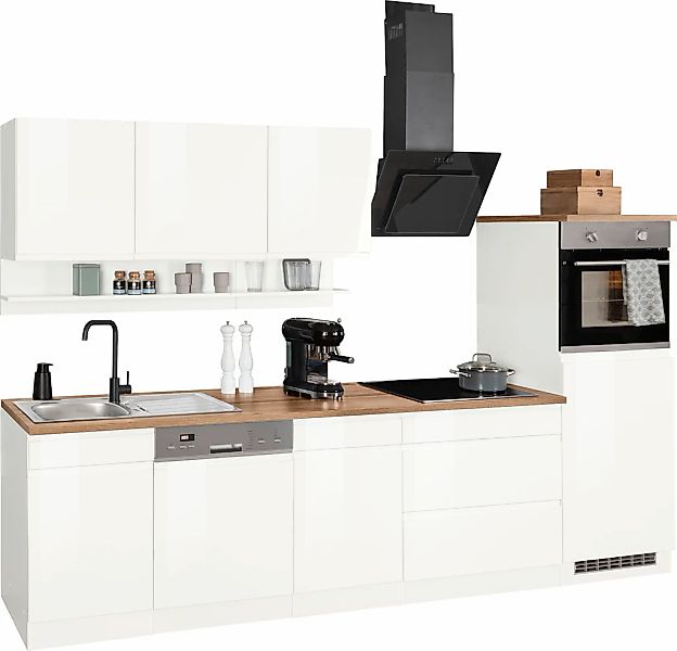 HELD MÖBEL Küchenzeile "Virginia", Breite 300 cm, wahlweise mit Induktion günstig online kaufen