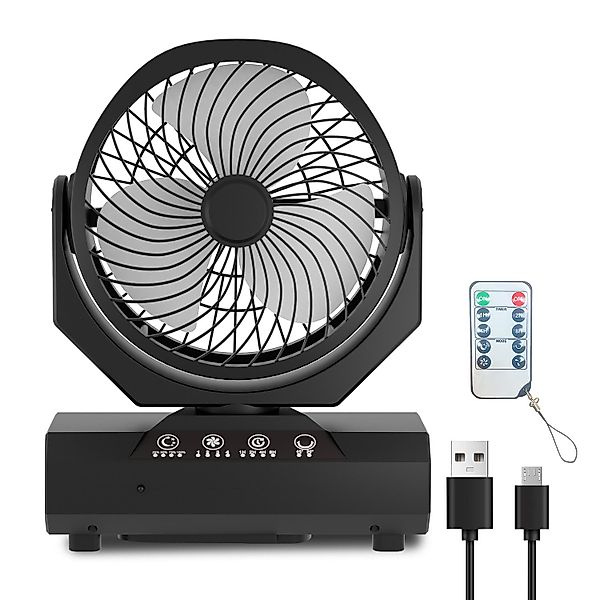 Clanmacy Standventilator 2in1 Camping Ventilator Multifunktionales günstig online kaufen
