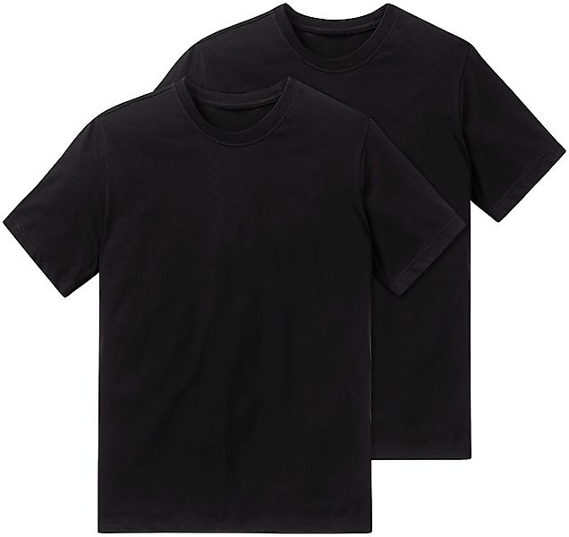 Schiesser T-Shirt ""Essentials"", (2er-Pack), mit Rundhalsausschnitt günstig online kaufen