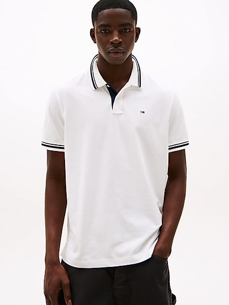 Tommy Jeans Poloshirt "TJM REG TIPPED POLO EXT" Mit Rundhalsausschnitt günstig online kaufen
