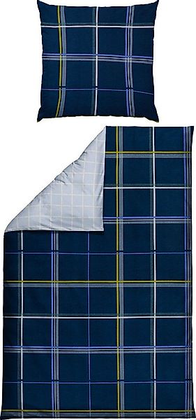 Erwin Müller Bettwäsche Wendebettwäsche, Biber, Edelflanell Karo günstig online kaufen