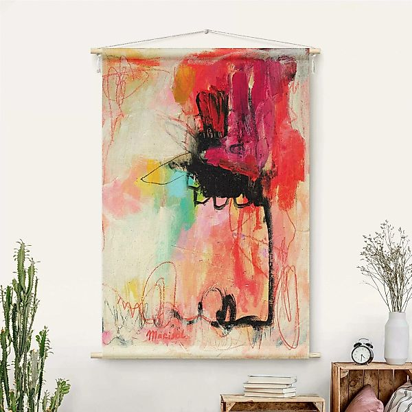 Wandteppich Marisol Evora - Abstrakte Farbkomposition günstig online kaufen