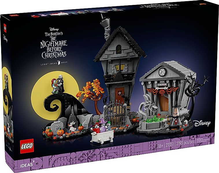LEGO® Ideas 21351 Tim Burtons Disney Film Nightmare Before Christmas Konstr günstig online kaufen