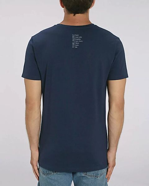 Bio Herren V-neck T-shirt "Chill - Against" günstig online kaufen