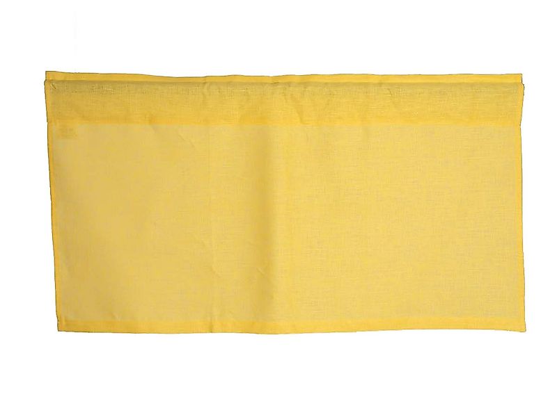 beties Scheibengardine Leinen (1 St), Stangendurchzug, halbtransparent, 100 günstig online kaufen