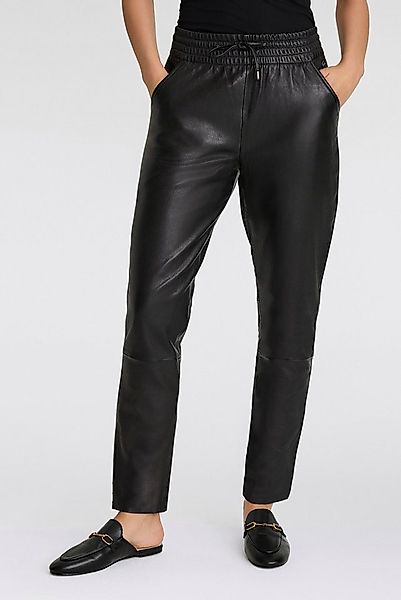 Mauritius Lederhose MWTamika elastischer Taillenbundmti Kordelzug günstig online kaufen