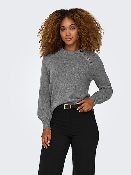 ONLY Rundhalspullover ONLEMMA LS BUTTON ONECK günstig online kaufen