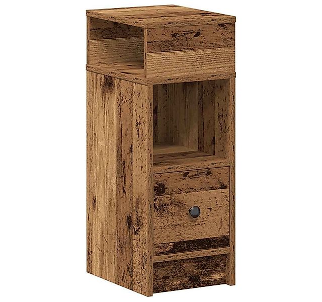 vidaXL Nachttisch Nachttisch mit Schublade Altholz-Optik 25x31x66 cm (1-St) günstig online kaufen