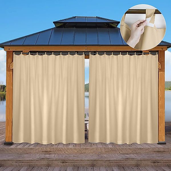Jibenhome Gardine Vorhang Outdoor Gardinen mit günstig online kaufen